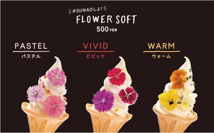 終了】花束のような可愛すぎるソフトクリーム！表参道に”SUNAO”の
