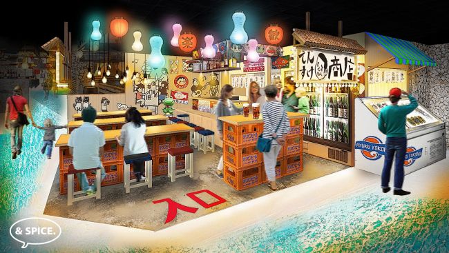 地下1階 1階4エリアの全32店舗 沖縄那覇 国際通りのれん街 グランドオープン Retrip リトリップ