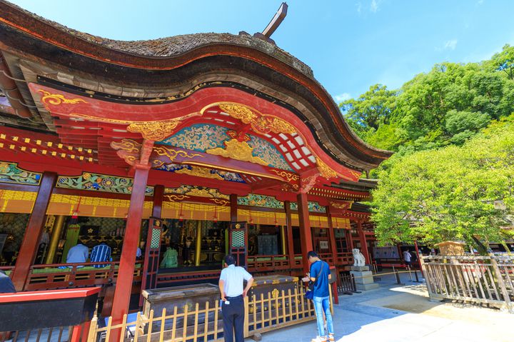 ぷかぷか浮かぶあじさいがカワイイ 太宰府天満宮の花手水が気になる Retrip リトリップ