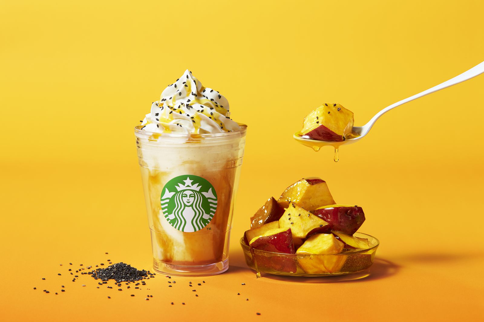 メイン画像 まるで大学芋そのもの スターバックスから 大学芋 フラペチーノ 登場 Retrip リトリップ