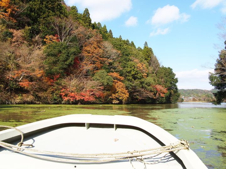 クルージングで紅葉狩り 千葉 亀山湖 の紅葉を観に行こう Retrip リトリップ