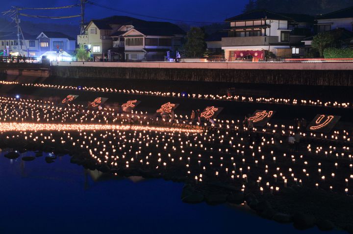 終了 竹灯篭でロマンチックな雰囲気に 大分県で 千年あかり が開催 Retrip リトリップ