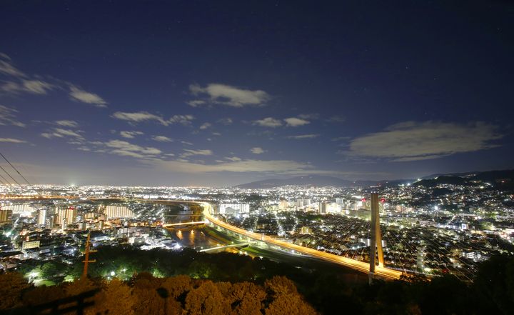 大阪　夜景　五月平展望台下