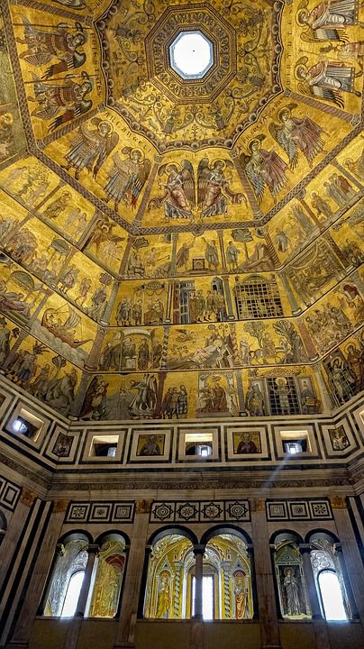 花の都のランドマーク！「サン・ジョヴァンニ 洗礼堂 (フィレンツェ