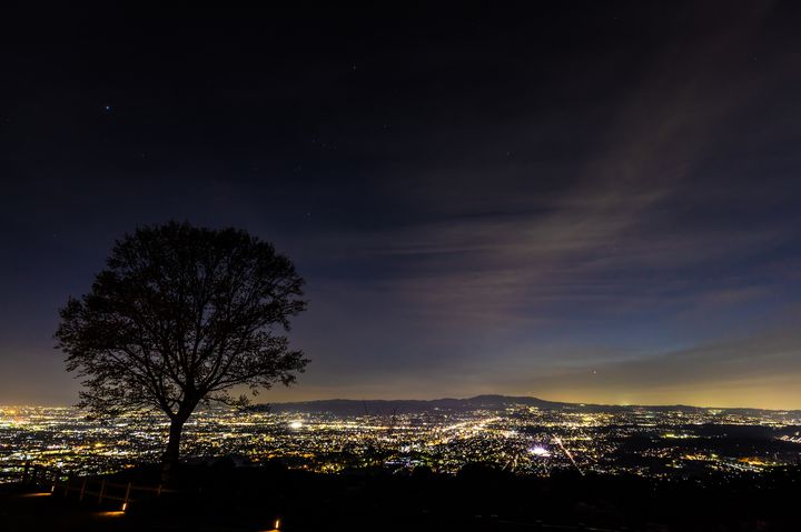 新日本三大夜景にも選出 山梨県の穴場夜景スポット 笛吹川フルーツ公園 とは Retrip リトリップ