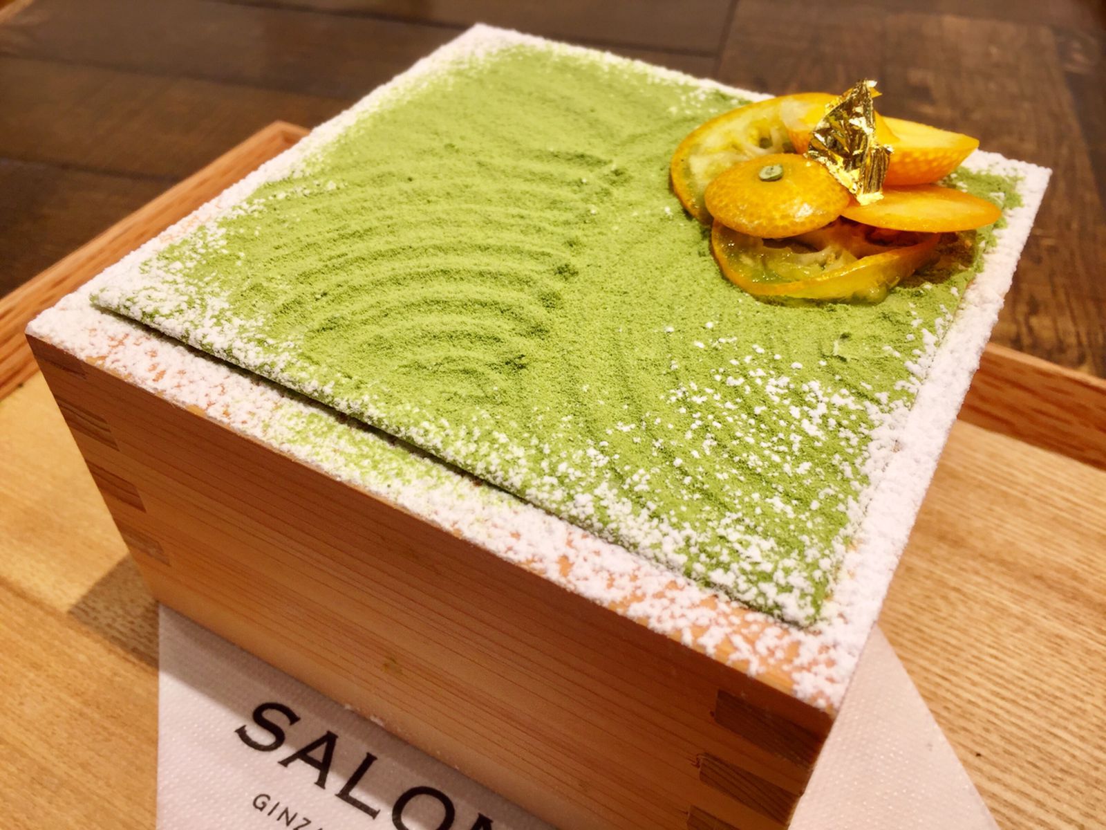 SNS映え抜群の抹茶スイーツ！“枡に入った抹茶パフェ”が銀座で味わえる