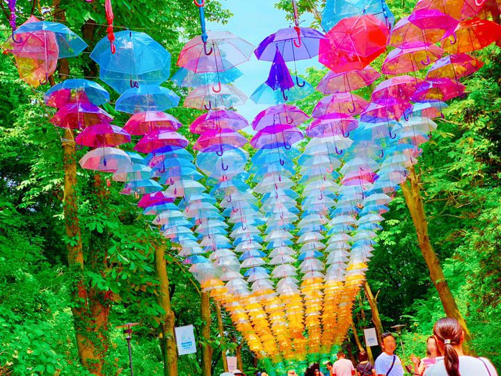 【終了】日本最大級のアンブレラロード！ムーミンバレーパークで、いろとりどりの傘の世界へ