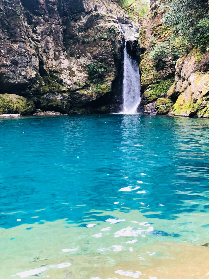 大自然が生んだ青の絶景！見ているだけで涼しげな高知県の秘境"にこ淵"が絶景